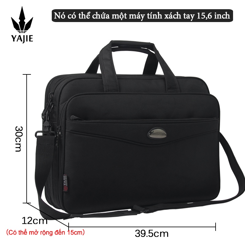 Túi xách nam công sở vải không thấm nước công suất lớn túi đựng máy tính xách tay 15,6 inch túi tài liệu túi làm việc túi kinh doanh túi chính thức túi văn phòng thông tin gói túi xách