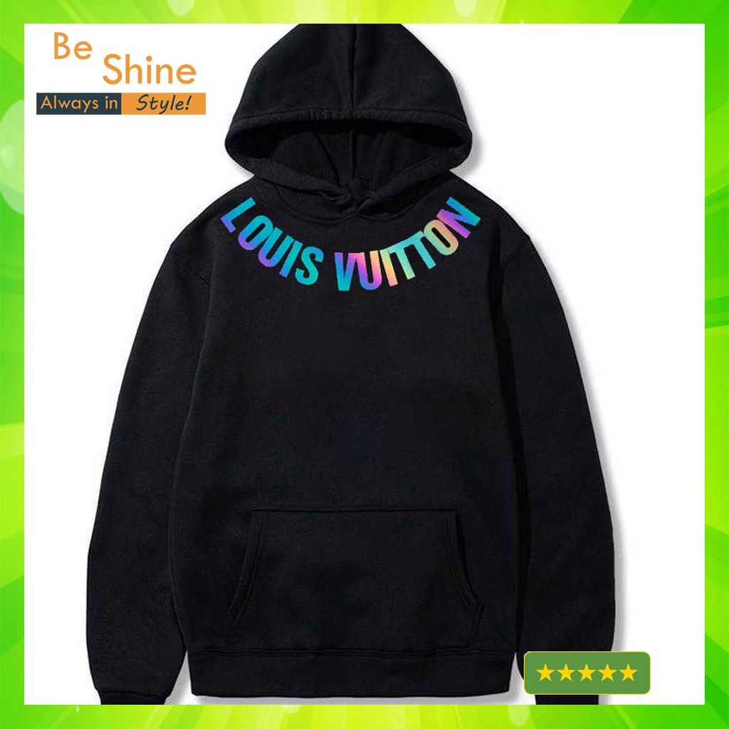 Áo Hoodie Unisex Form Rộng LV T Luis. Vuitton - Ảo Nỉ Dài Tay Basic Thời Trang Nam Nữ - Beshine Store