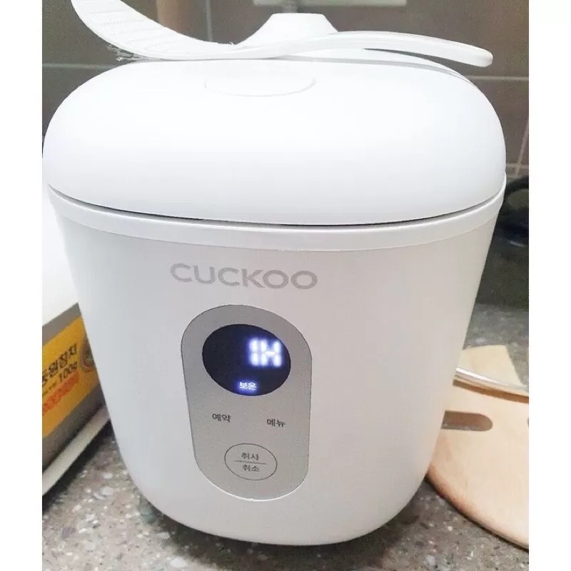 Nồi cơm điện Cuckoo Mini Marshmallow CR 0255MW 0.36L - hàng nội địa Hàn bảo hành 12 tháng