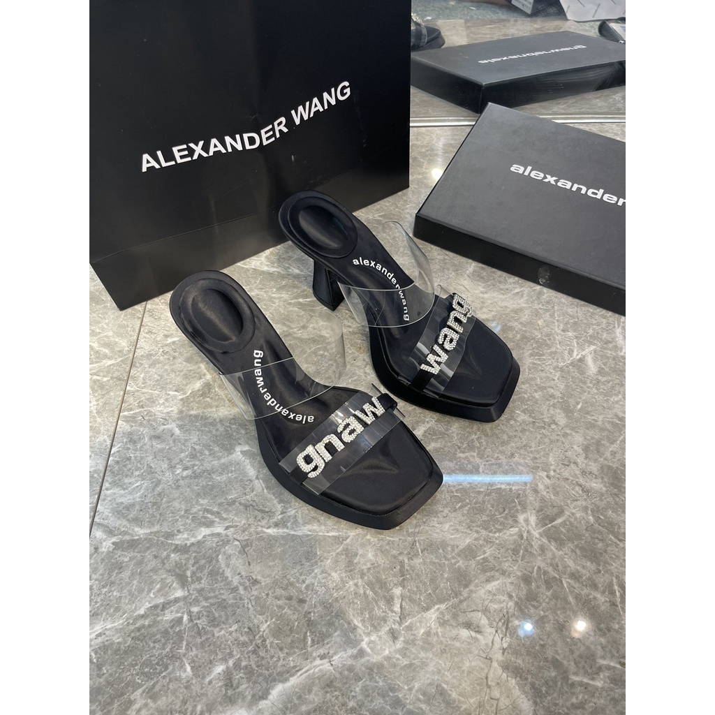 Giày Cao Gót jessie Bằng Nhựa pvc Trong Suốt Không Có Hộp Dành Cho Nữ