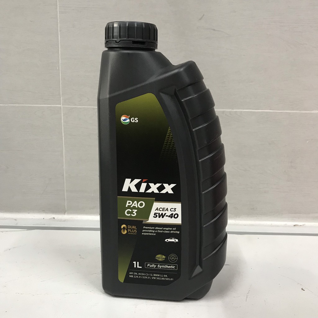 Dầu Nhớt Kixx Pao C3 API SN 5W-40 100% Fully Synthetic - Hàng Chính Hãng