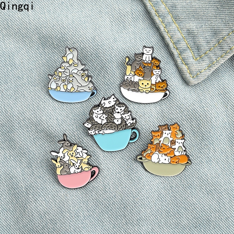 Trâm cài áo Miss Zoe hình động vật hoạt hình phong cách dễ thương nhiều kiểu tùy chọn