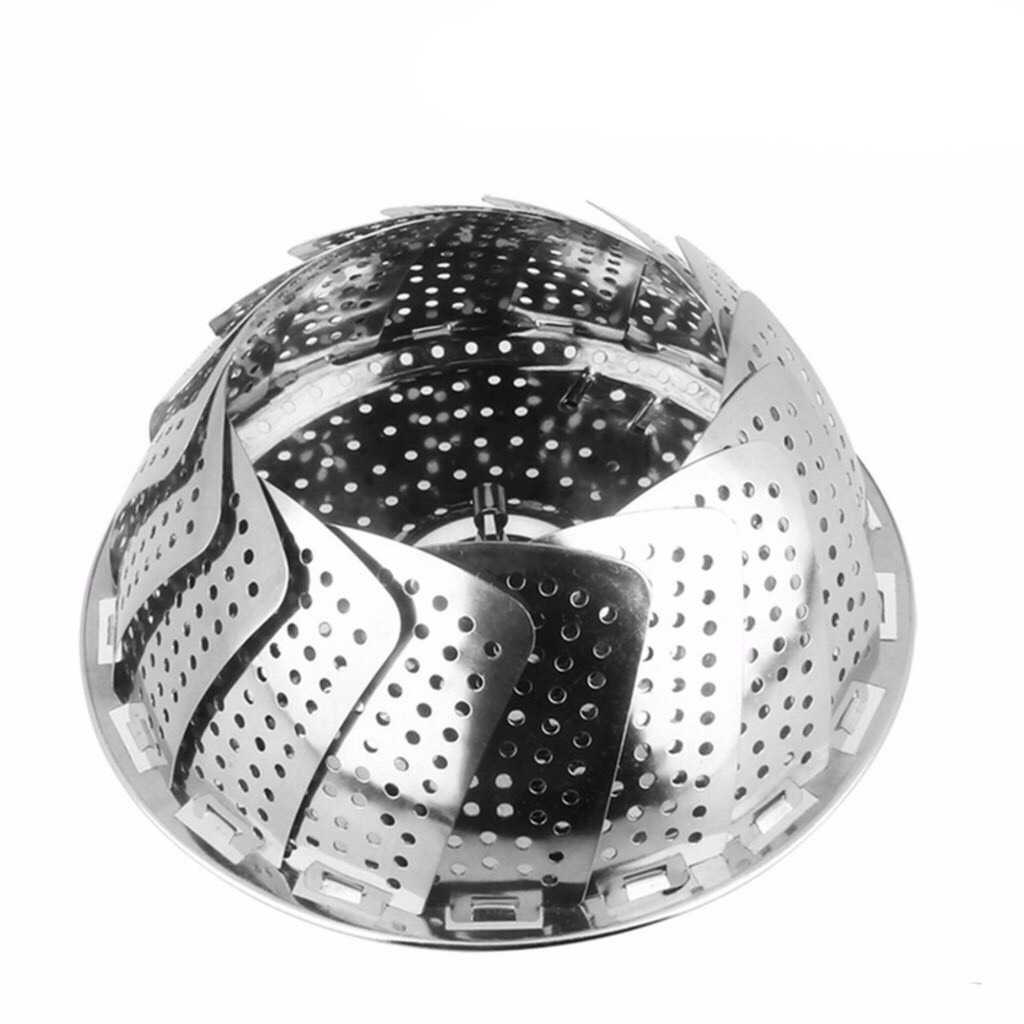 Khay hấp xòe chất liệu inox không gỉ tiện dụng cỡ to 26 cm