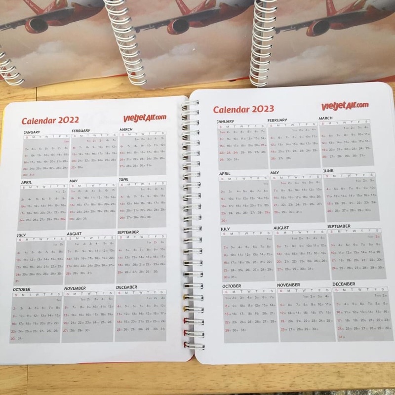 Sổ lò xo hàng khuyến mãi