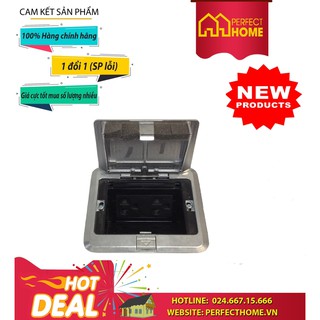 BÃO SALE {Hàng chính hãng} ( Hàng_Chính hãng) Ổ cắm âm sàn Panasonic DUF1200LTK-1 , 3 thiết bị, đế âm