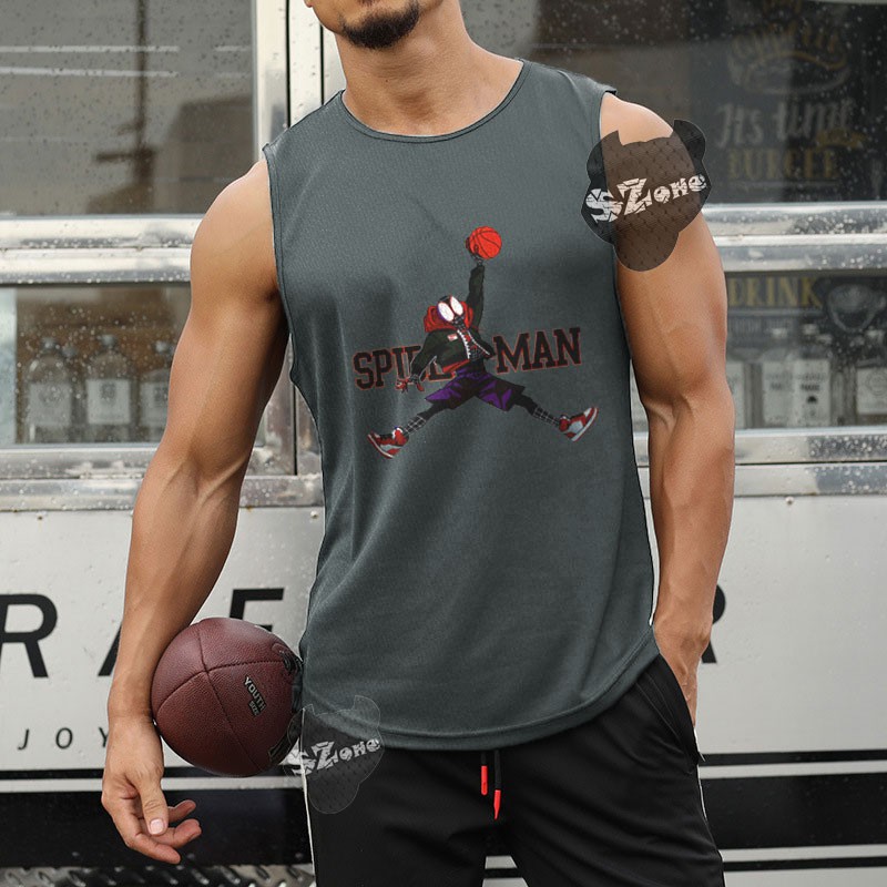 Áo Sát Nách Thể Thao Nam Tập Thể thao, Gym, Bóng Rổ - Chất Liệu Thun Lỗ Kim Cao Cấp SZone PMB68