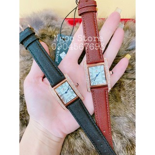 đồng hồ wwoor dây da nữ