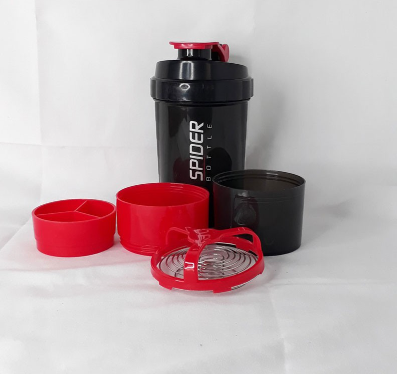 Bình nước tập gym 3 ngăn shaker, bình nước tập thể thao, đá bóng KICO