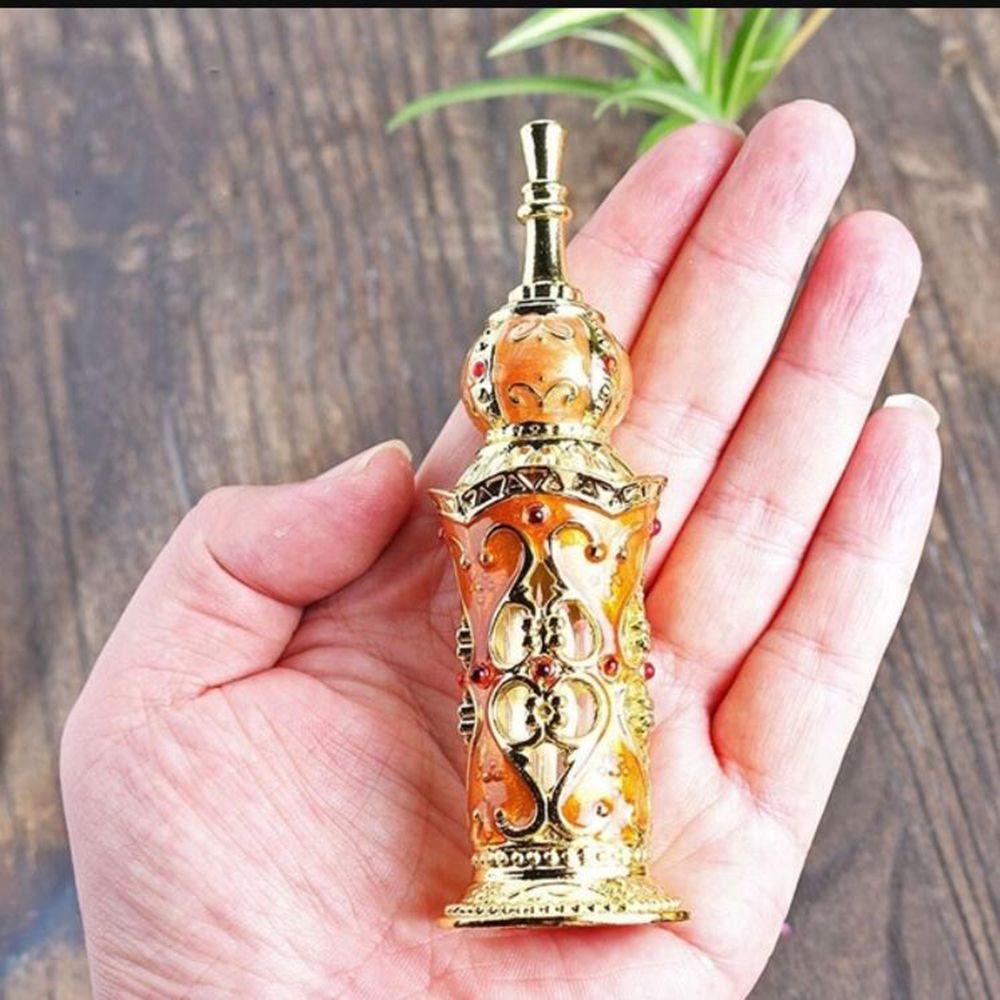 [COD] Bình Đựng Tinh Dầu Bằng Kim Loại Phong Cách Dubai Cổ Điển Có Thể Đổ Đầy Dùng Làm Quà Tặng Trang
