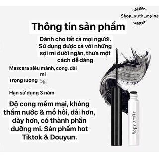 Macara hope đầu mảnh chuốt tự hiên