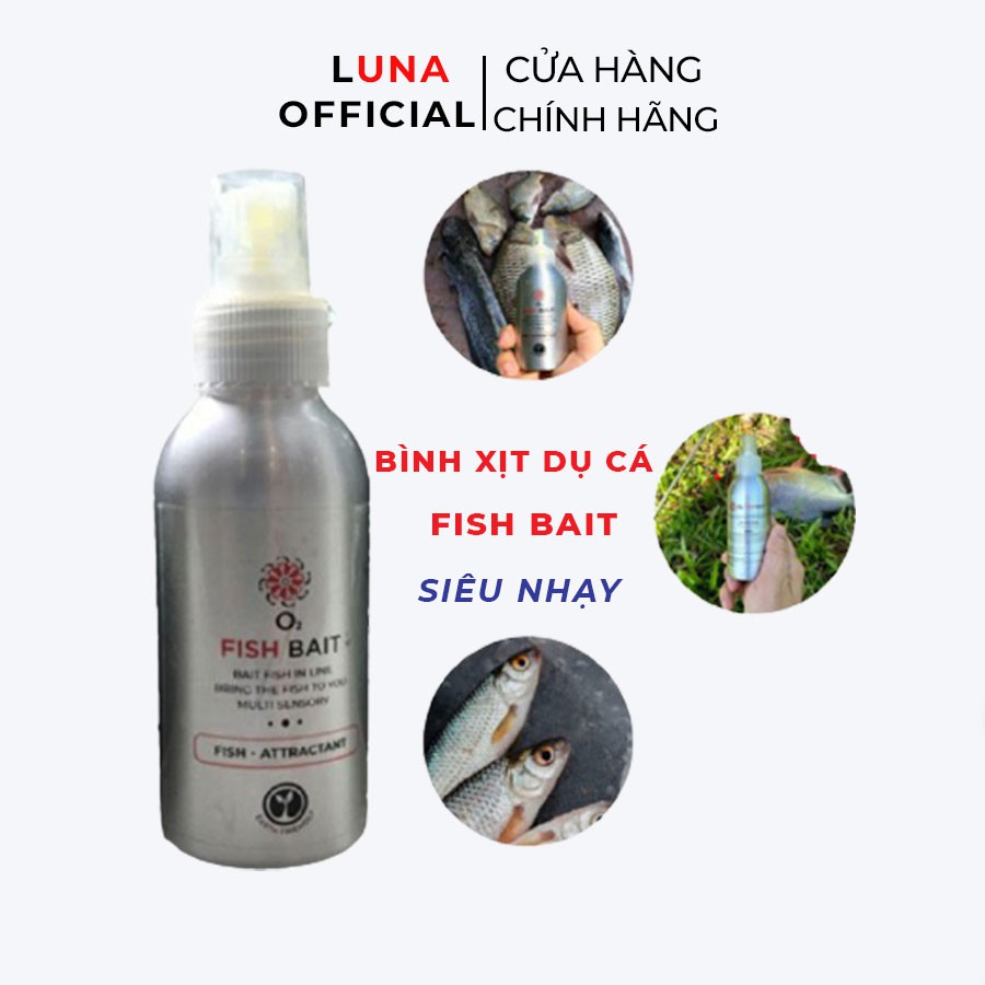 [SIÊU NHẠY] Bình xịt dẫn dụ cá Fish Bait, dung dịch thu hút các loại cá cá mè, cá chép, cá trôi cá trắm...