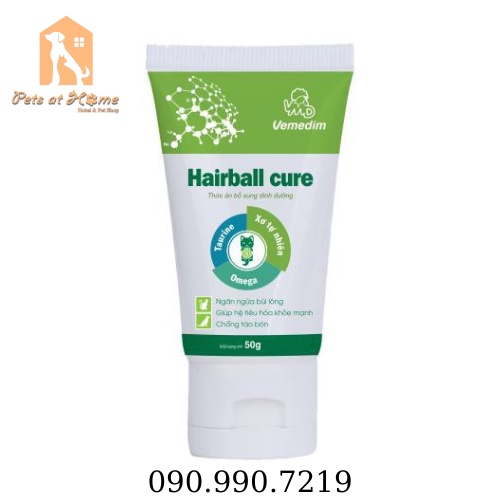 Gel Dinh Dưỡng Tiêu Búi Lông Trong Dạ Dày Và Đường Ruột Hairball Cure