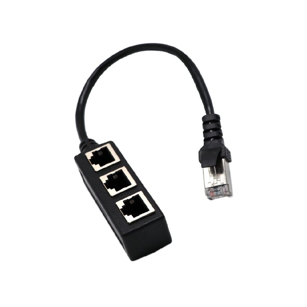 Bộ chuyển đổi mạng 1 đầu RJ45 sang 3 cổng RJ45