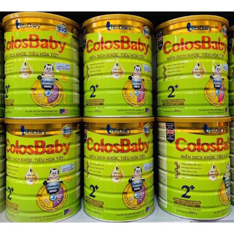Sữa COLOSBABY BIO 2+ 800gr (trên 2 tuổi) [Date 2025]