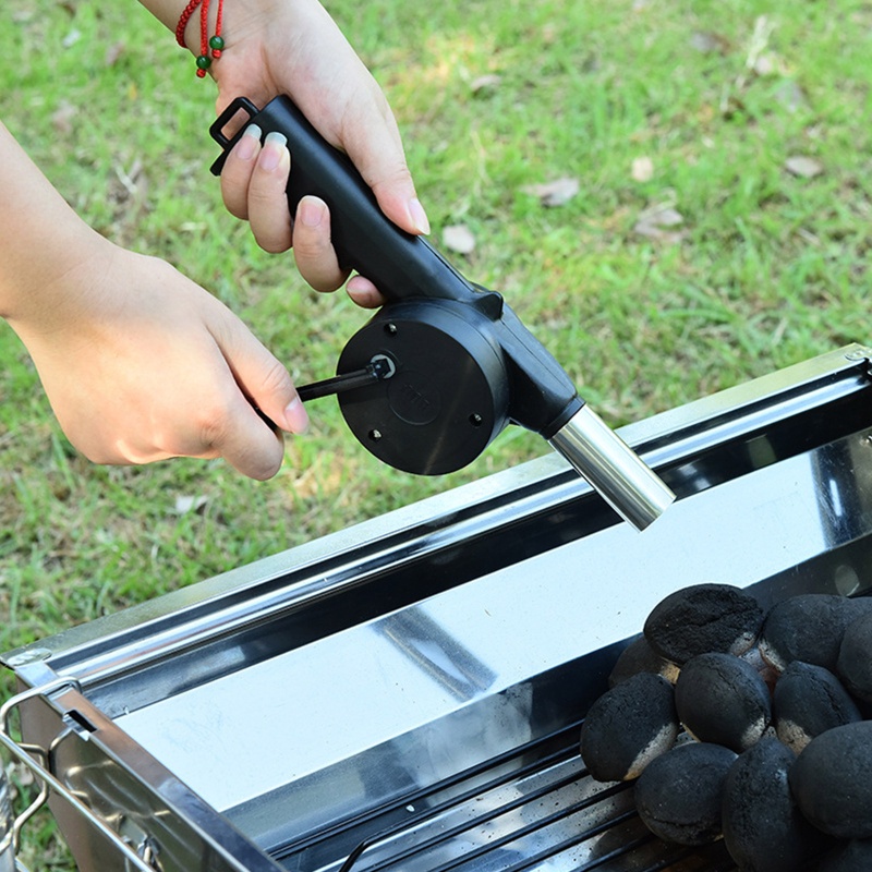 Quạt Thổi Khí Dạng Tay Quay Tiện Dụng Cho Nướng Thịt Bbq Ngoài Trời