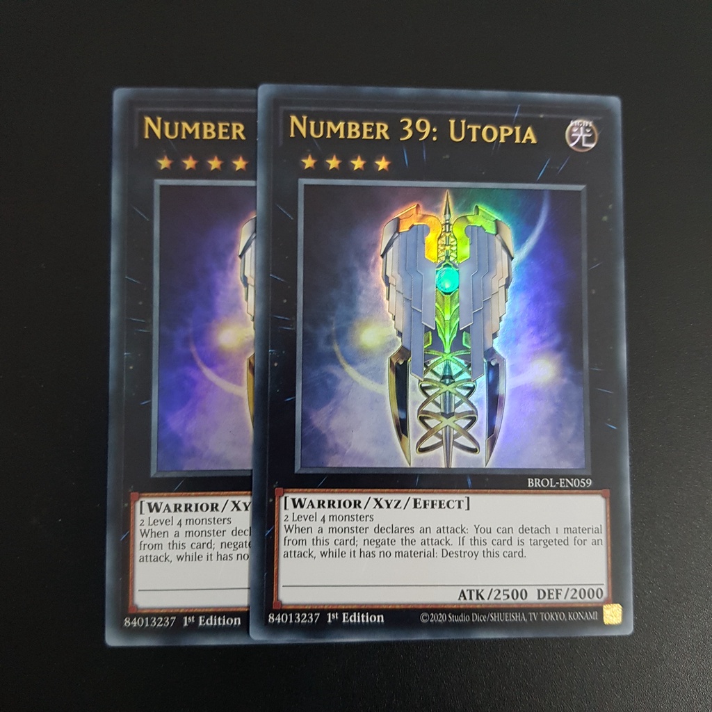 Lá bài Number 39: Utopia - BROL-EN059 - Ultra Rare 1st Edition