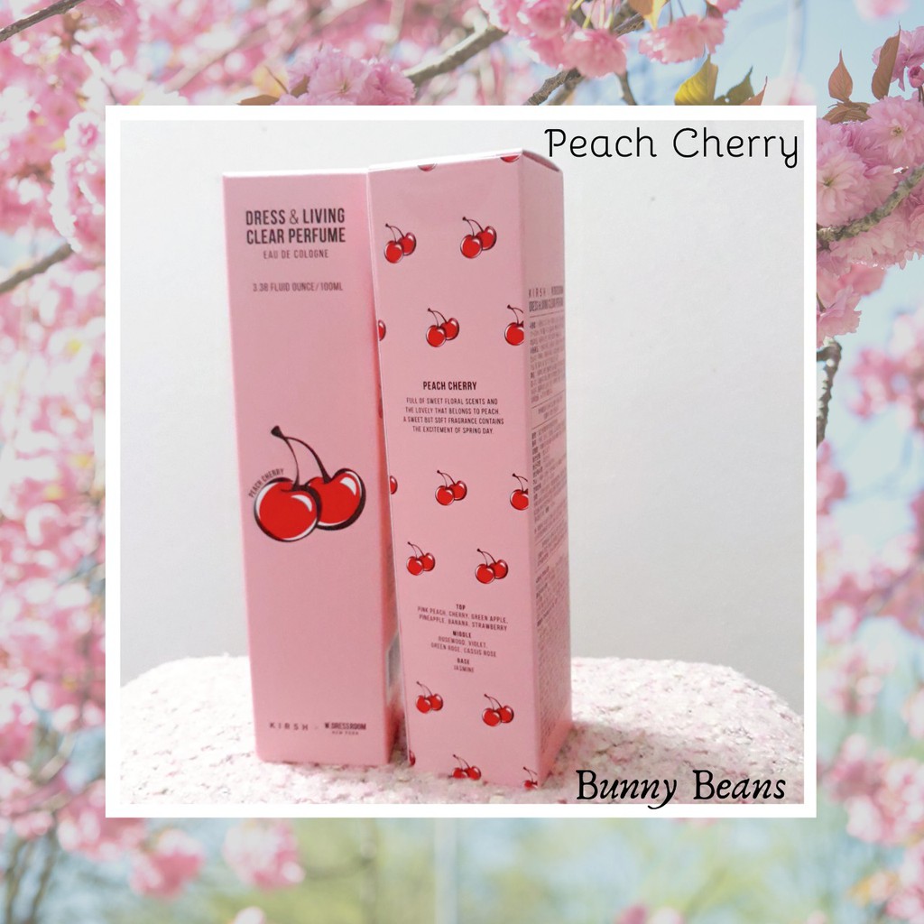 Nước hoa xịt vải hương Cherry anh đào WDRESSROOM Hàn Quốc (100ml) - Shop Bunny Beans | Thế Giới Skin Care
