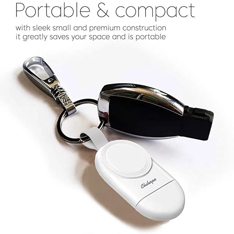 Đế Sạc Nhanh Không Dây USB C 2W Cho Đồng Hồ Thông Minh IWatch 7 6 SE 5 4 / Mini