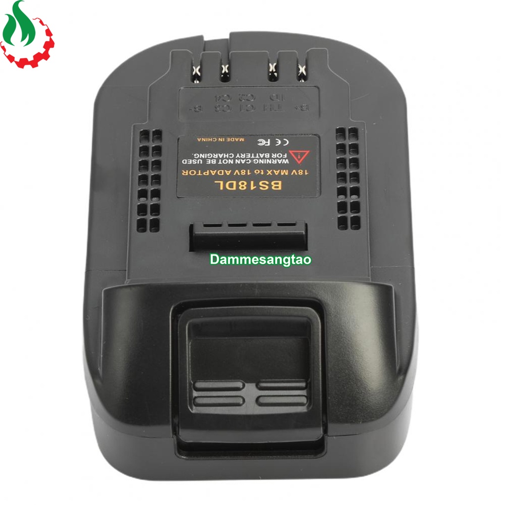 Đế chuyển Pin Bosch 18V sang máy Dewalt 18V