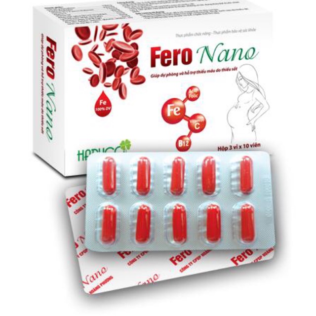 SẮT HỮU CƠ CHO PHỤ NỮ MANG THAI FERO NANO