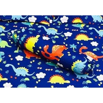 Vỏ gối ôm Cotton Poly 30x100cm có dây rút,được chọn mẫu trên bài,khủng long xanh