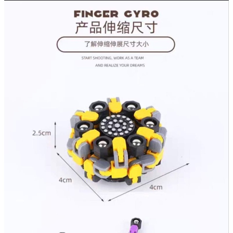 CON QUAY BIẾN HÌNH SPINNER ROBOT 6 CÁNH- LOẠI ĐẸP.