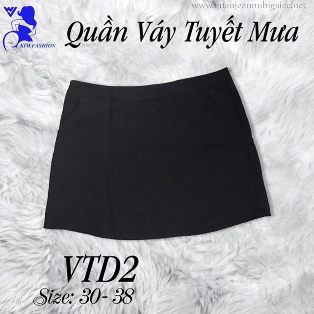 Quần váy bigsize vtd2 30-38