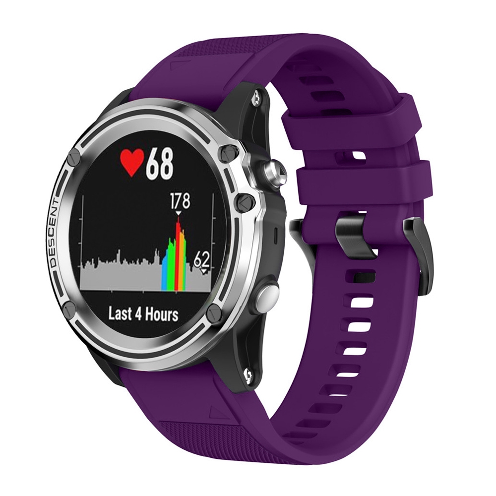 Dây đeo silicone thay thế cho đồng hồ thông minh Garmin Fenix 5 5X 5S 3 3 Fenix 6X 6 6S