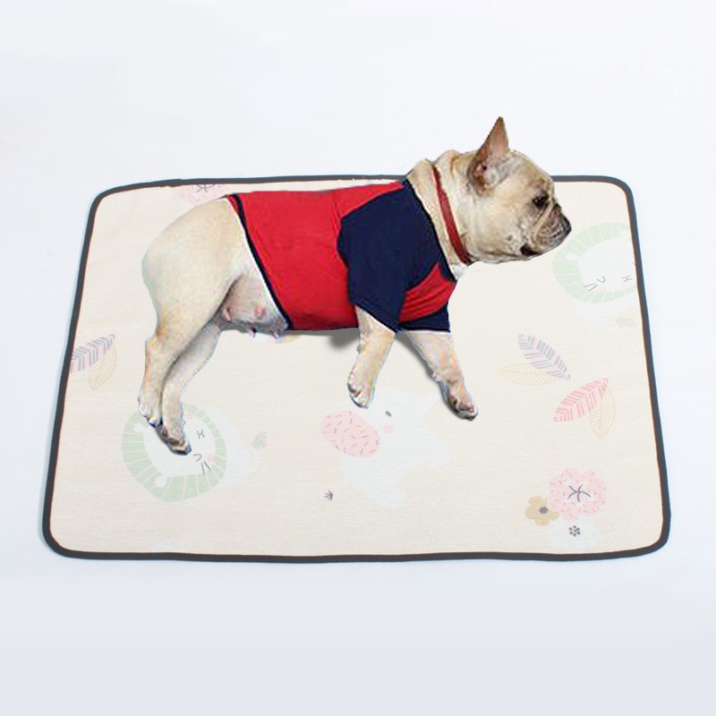 Đệm mát thảm mùa hè cho chó mèo bằng lụa băng (ice mat)