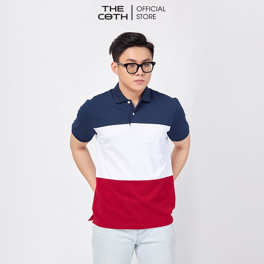 Áo Polo Nam Chính Hãng phối màu cực đẹp chất vải Cotton cao cấp phong cách sang trọng trẻ trung Thương Hiệu THE COTH