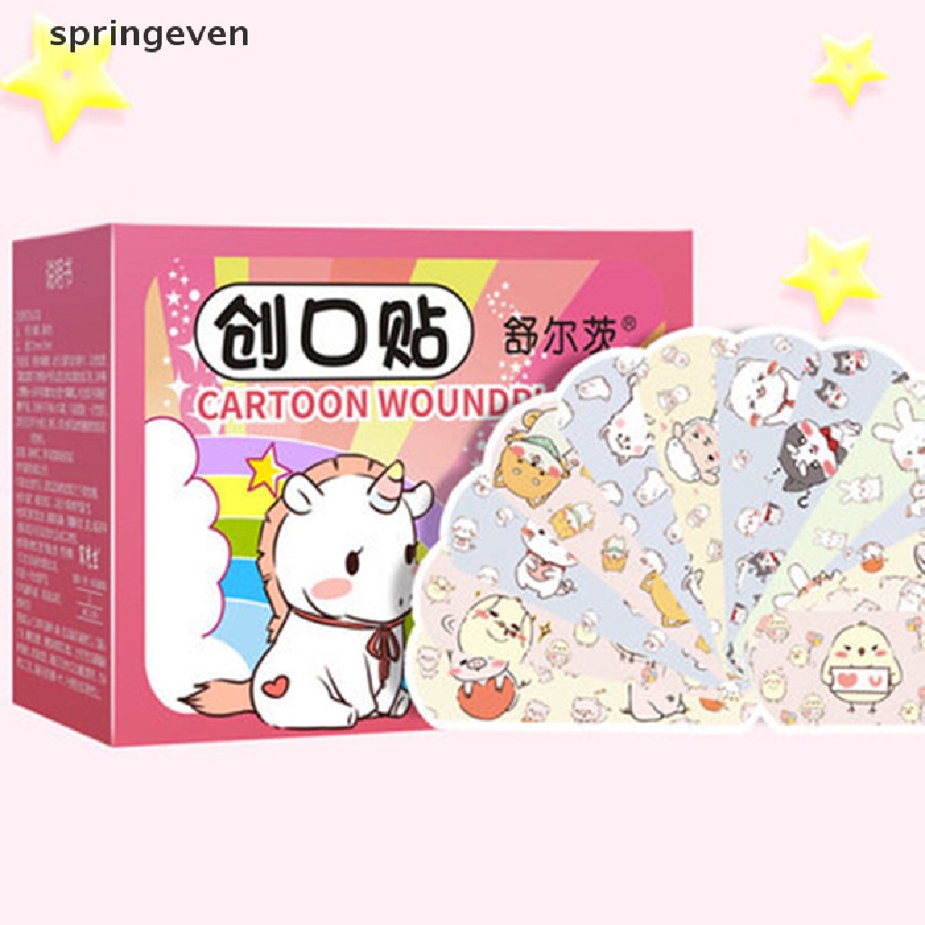 Set 120 cái băng cá nhân thoáng khí không thấm nước xinh xắn