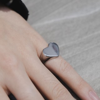 Nhẫn bạc hình trái tim