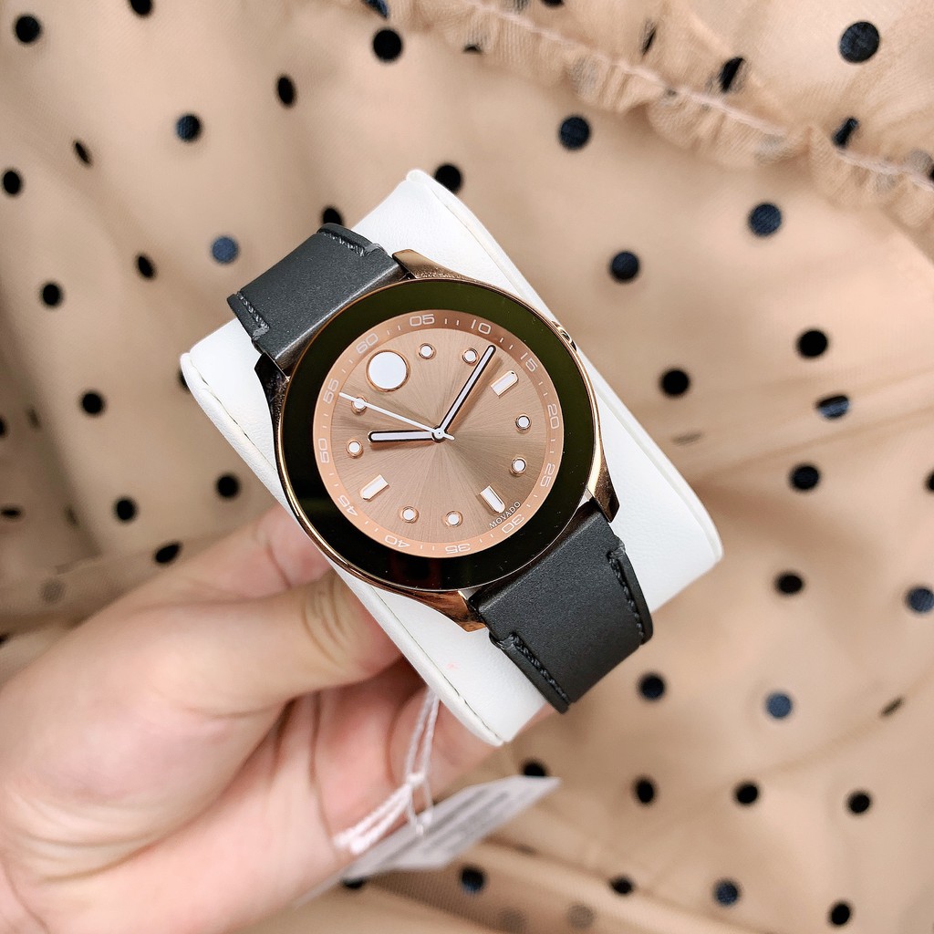 Đồng Hồ Nữ MOVADO Bold Rose Gold Dial Ladies Silicone 3600458 Chính Hãng Tặng Dây Da Cao Cấp