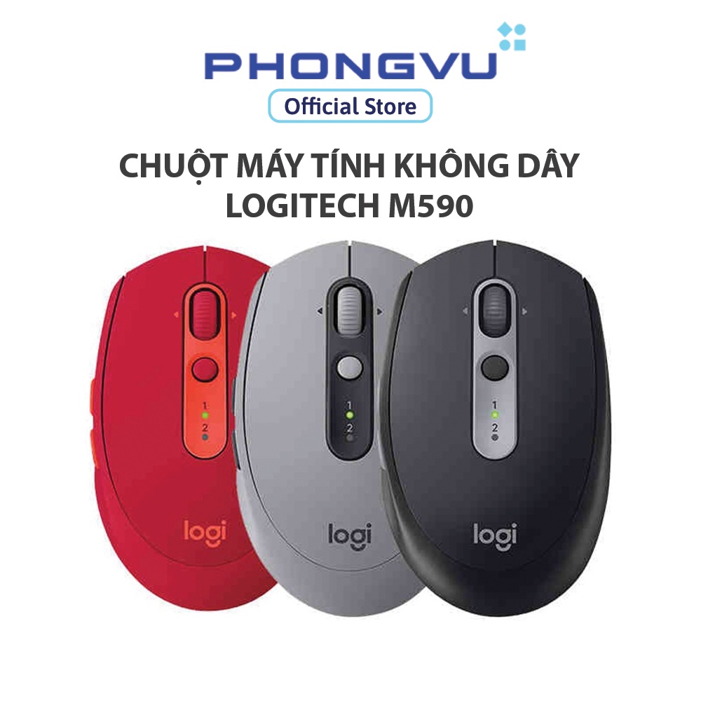 Chuột máy tính không dây Logitech M590 - Bảo hành 12 tháng