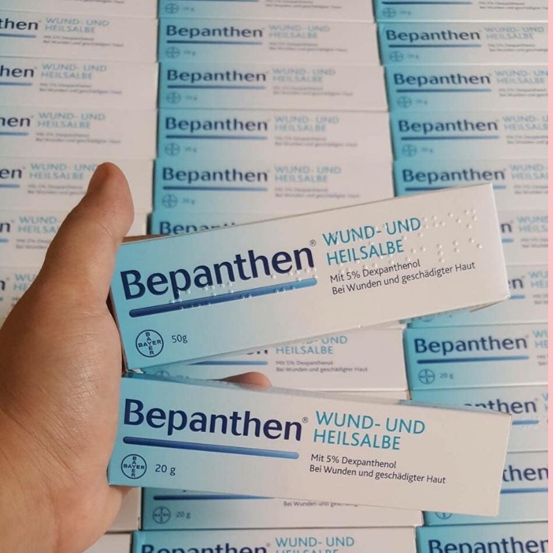 Kem chống hăm cho bé Bepanthen Wund-Und Heilsalbe 20g từ sơ sinh Giúp da tăng sức đề kháng chống lại hiện tượng hăm