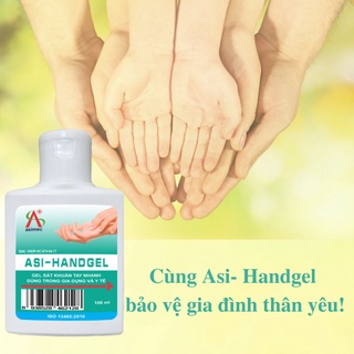 Gel rửa tay khô asi handgel 100ml chính hãng sát khuẩn nhanh - ảnh sản phẩm 5