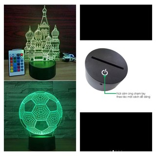Đèn ngủ, đèn trang trí led 3D part 1