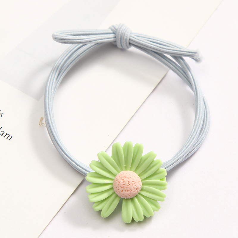 Dây buộc tóc Scrunchies HD127 hoa cúc khuyết