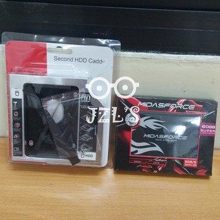 Gói SSD 60GB MidasForce Lite + CADDY SATA 9.5mm 12.7mm