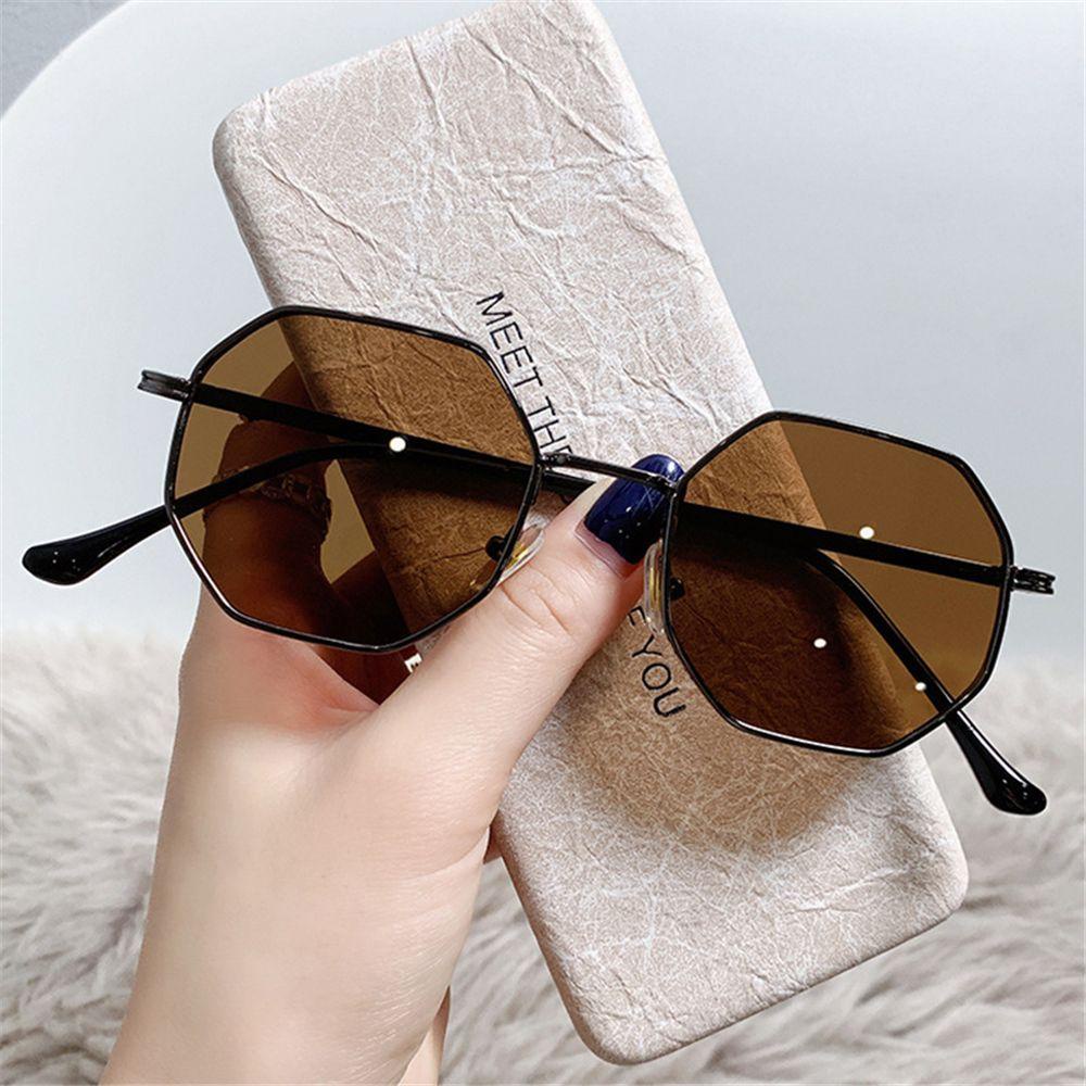 [MAG] Trendy Retro Metal Sunglasses Summer Sunglasses for Women Polygon Sunglasses Sun Glasses Fashion Accessories UV400 Protection Vintage Eyewear Men's Shades