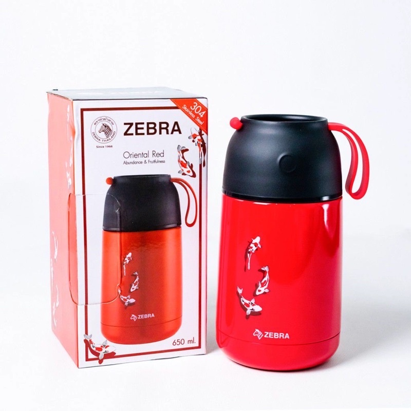 Bình ủ cháo inox 304 ZEBRA cao cấp Thái Lan