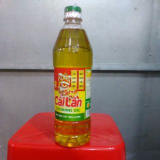 1 lít dầu ăn Cái Lân - dầu thực vật tinh luyện chạy mặn dùng được - chiên xào nấu nướng dinh dưỡng sức khỏe giá phù hợp