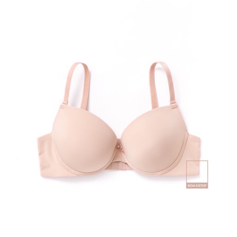 Áo Lót Lovely Trơn Mút Dày Siêu Đẩy ,Siêu Nâng Tạo Khe Có Gọng 3 Móc Cài Size(34-38)