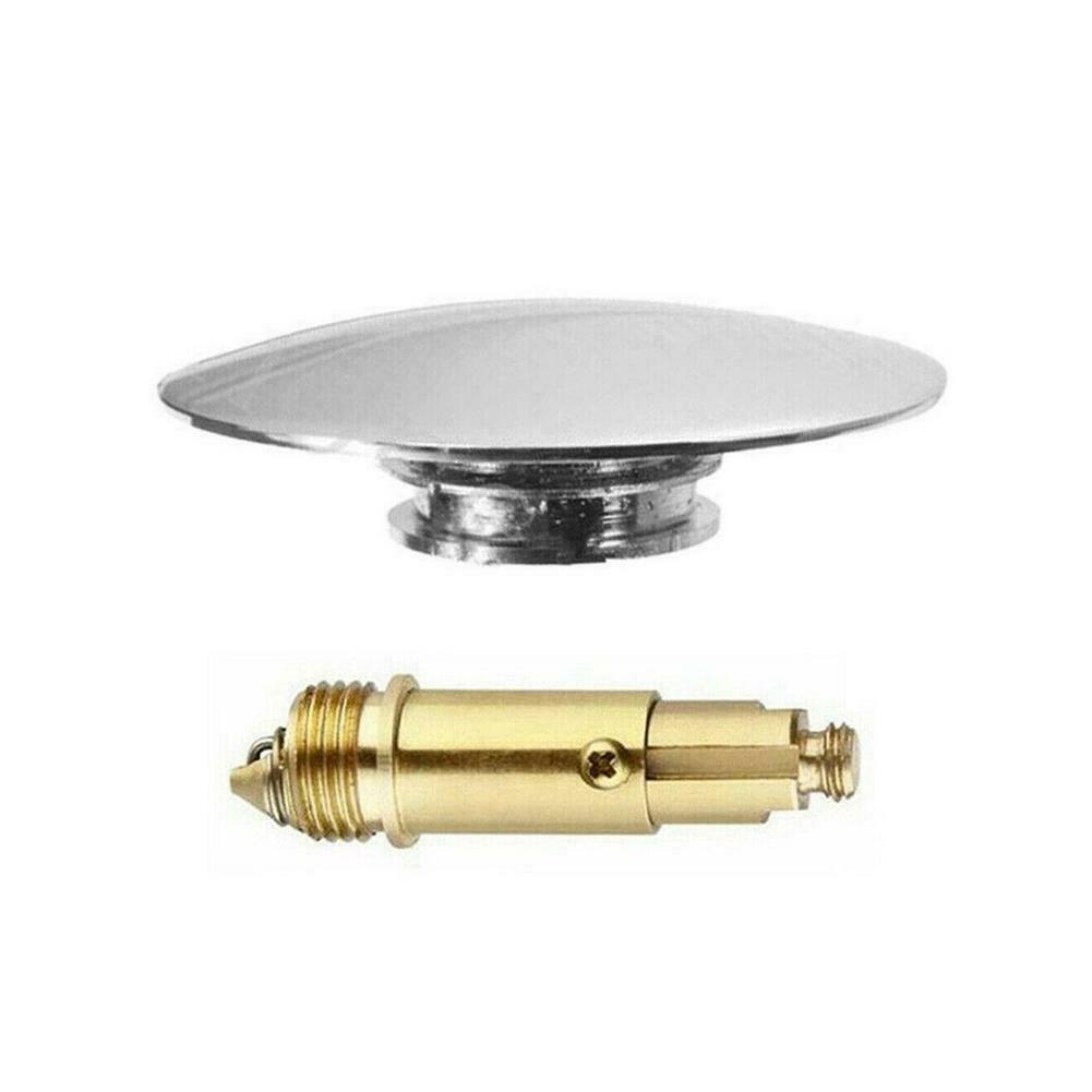 Nút Nhấn Xả Nước Bồn Rửa Nhà Tắm Bằng Chrome Màu Đen S7S4