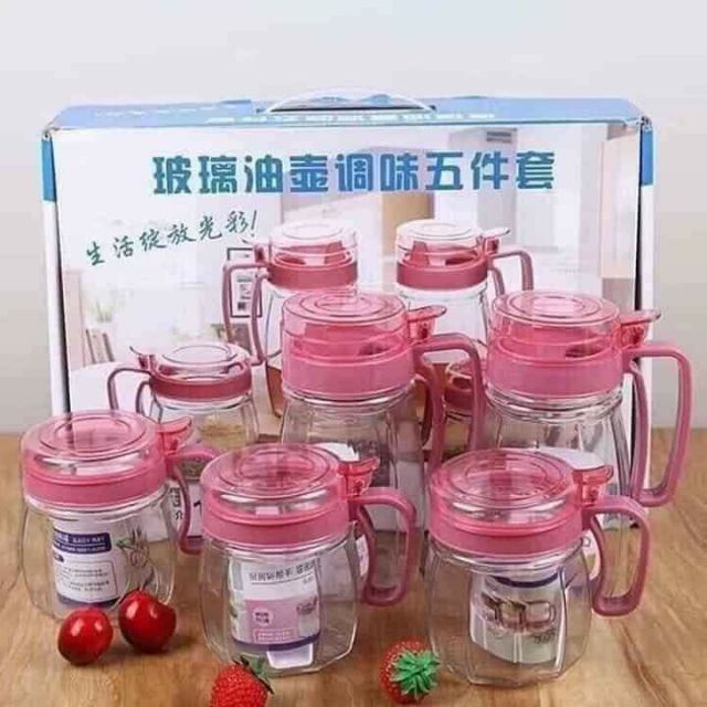 Hũ thủy tinh đựng gia vị