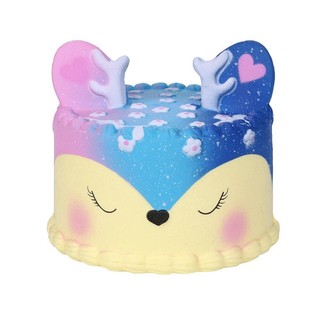Đồ chơi squishy bánh gato sừng hươu KUTE - an toàn cho trẻ