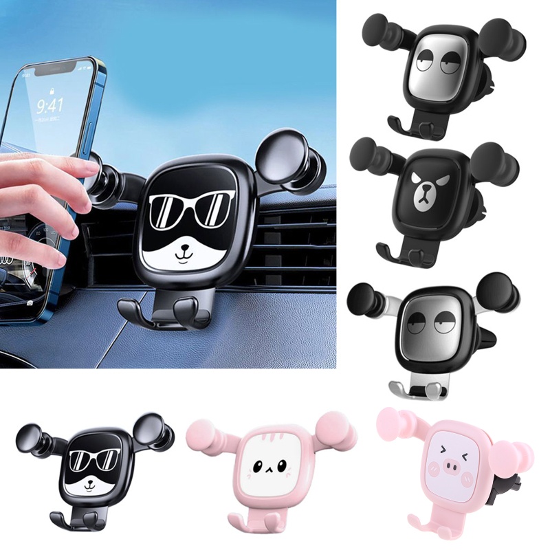 Sun Giá Đỡ Điện Thoại Phong Cách Động Vật Hoạt Hình Rảnh Tay Không Trượt Hoặc Rơi Cho Hầu Hết Các Phương Tiện Giao Thông