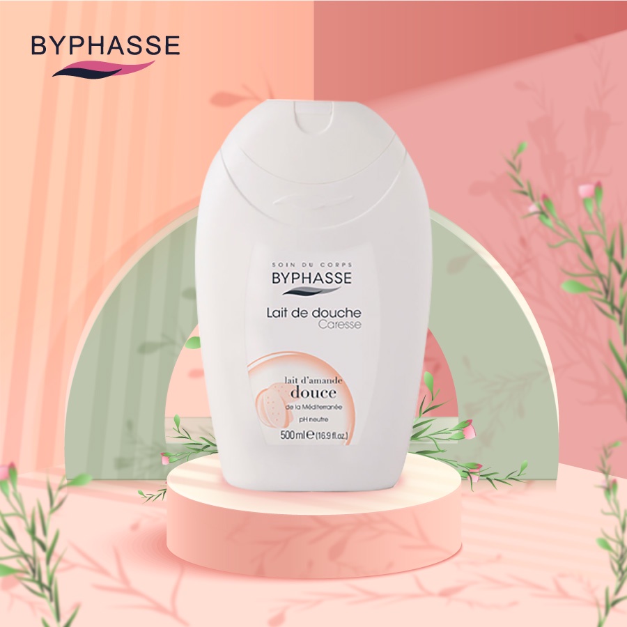 Sữa tắm Byphasse hạnh nhân & sữa 500ml