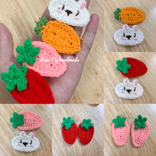 Set cặp tóc, kẹp tóc cho bé gái handmade dễ thương