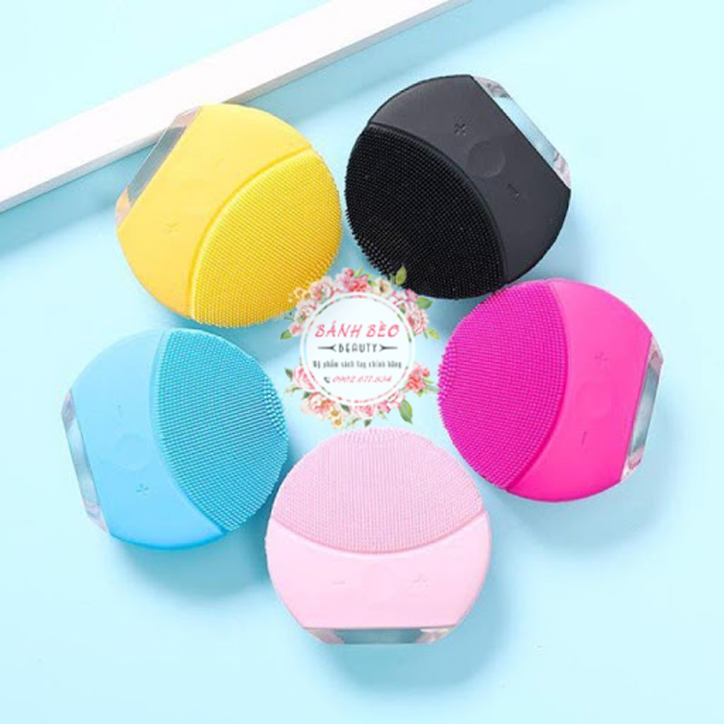 Máy rửa mặt, massage mặt Forever Foreo Lina mini gai Silicon giúp làm sạch da mặt hiệu quả